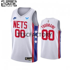 Dres Brooklyn Nets Prilagođeni Nike 2022-23 Classic Edition Bijela Swingman - Dječji